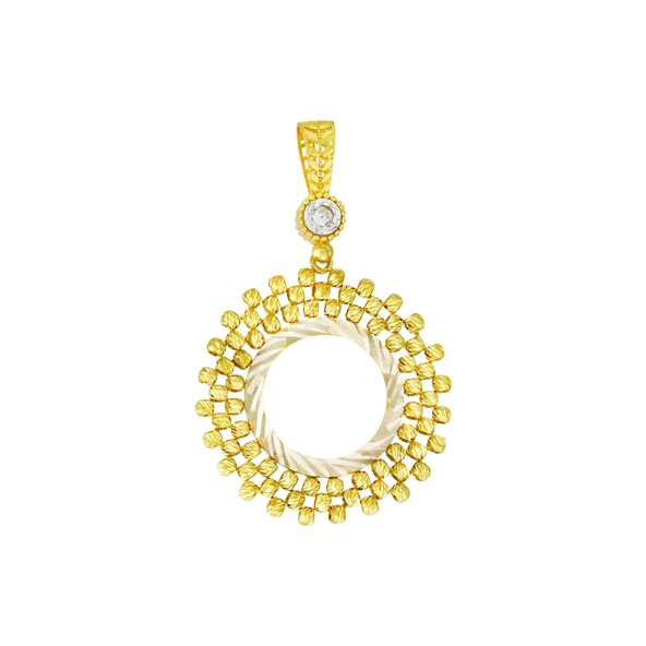 Çeyrek Altın Çerçeve Kolye Ucu T067517 ürün görseli 1