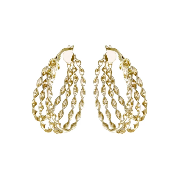 Altın Halka Küpe T070114