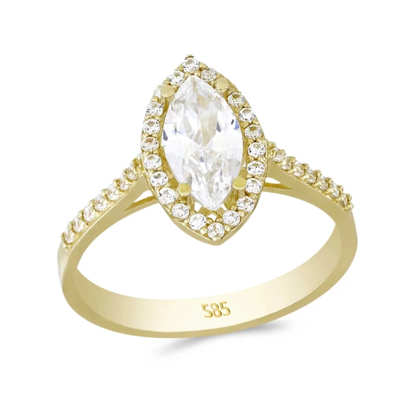 Altın Taşlı Yüzük T065381 ürün görseli 1