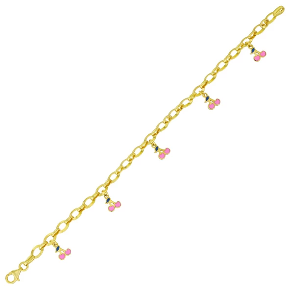 Altın Kiraz Bileklik T072440 ürün görseli 1