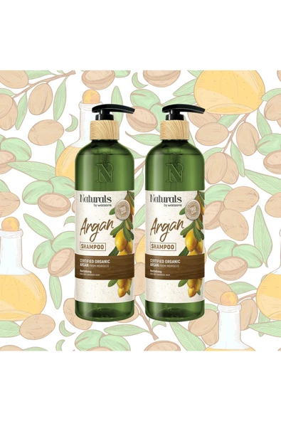 Şampuan Argan 490 ml x 2 adet