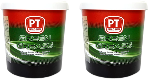 Petro Time Suya Dayanıklı Green Kalsiyumlu Yeşil Gres 2 x 1 KG