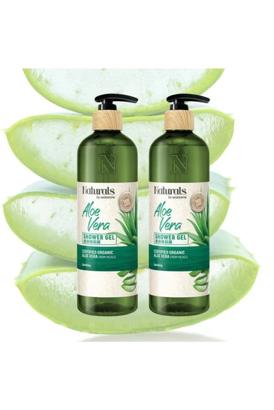 Duş Jeli Aloe Vera 490 ml x 2 adet