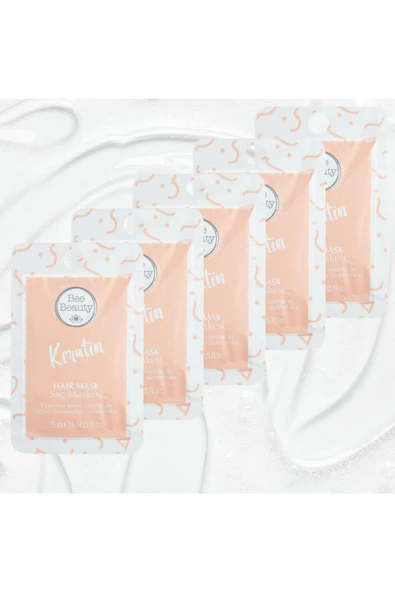 Keratin Saç Maskesi 25 ml x 5 adet