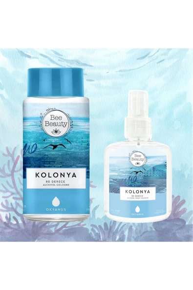 Okyanus Kolonya 330 ml -100 ml 2li Set