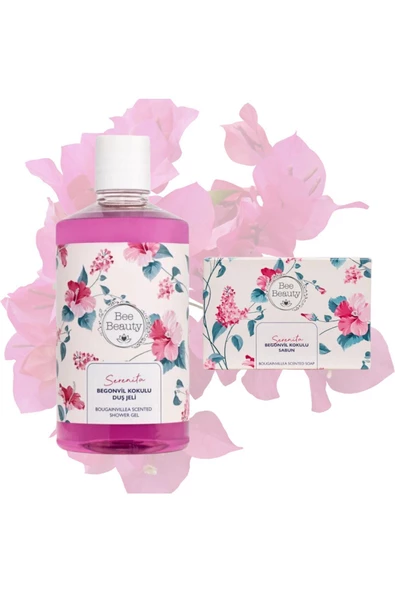 Serenita Begonvil Duş Jeli 500 ml -Bee Beauty Serenita Begonvil Sabun 100 gr 2li Set