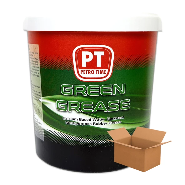 Petro Time Suya Dayanıklı Green Kalsiyumlu Yeşil Gres 12 x 1 KG (1 Koli)
