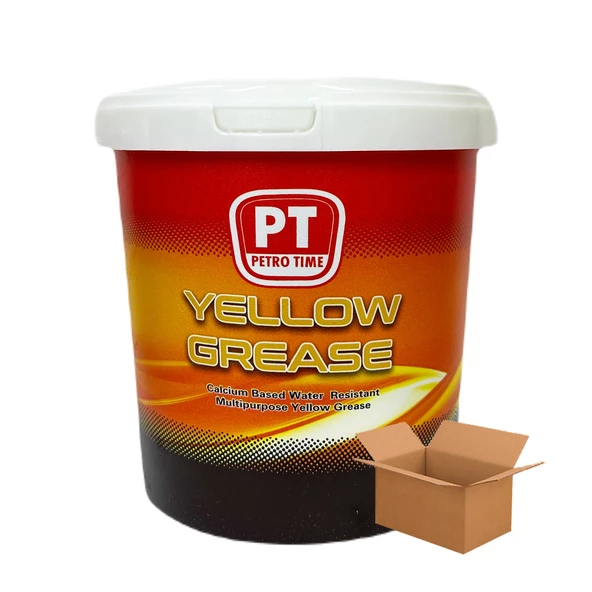 Petro Time Kalsiyumlu Suya Dayanıklı Sarı Gres 12 x 1 KG (1 Koli)