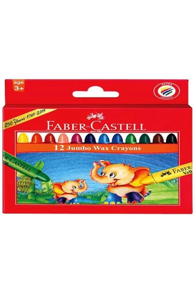 Faber Castell Mum Boya Süper Yıkanabilir 12 Renk 528112004000