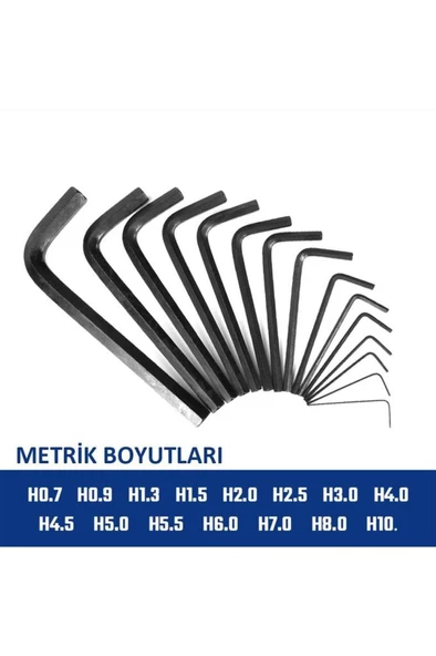 WORKPRO WP222018 30 Parça Uzun Boy CR-V Metrik/İnç Profesyonel Allen Anahtar Takımı - 4