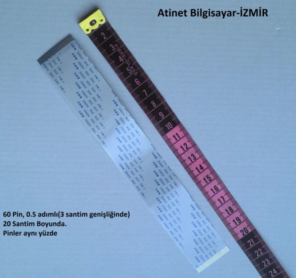Piranha İndash Titan type C Titan type X Kafa Filmi Flex Kablosu 60-0.5-20A