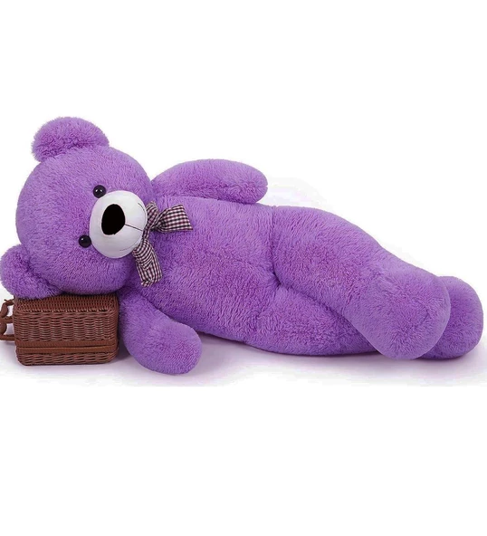 85 cm Papyonlu Sevimli Peluş Şaşkın Ayı - Sevgiliye Özel HEDİYE - 4