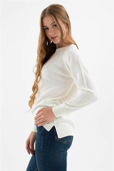 FASHION FRIENDS KADIN BİSİKLET YAKA TUNİK 24K0242K1 - 2