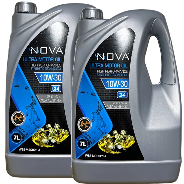 Nova 10W-30 Motor Yağı 2 X 7 Litre - API CI-4, ACEA E7, A3-B4