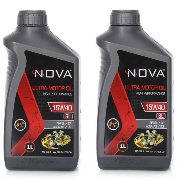 Nova 15W-40 SL Motor Yağı 2 x 1 Litre