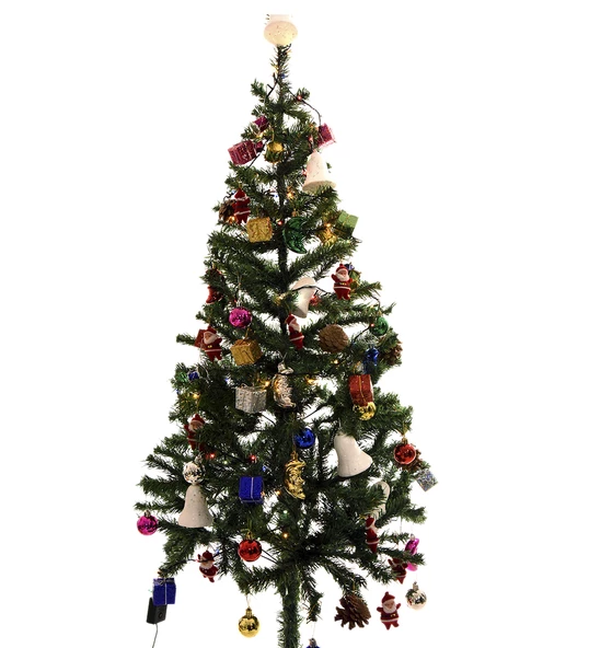 Çam Ağacı - 150 cm, 220 Dallı  Plastik Ayak - 3