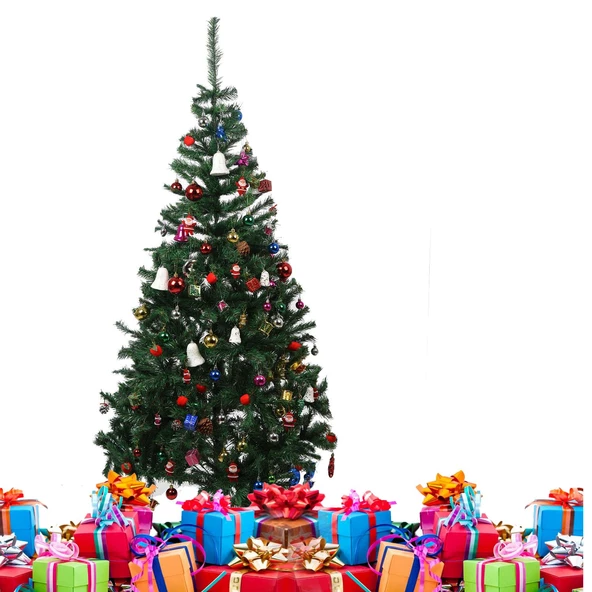 Çam Ağacı-Metal Ayak 180 cm, Yoğun 600 Dal (Yeşil) - Resim 8