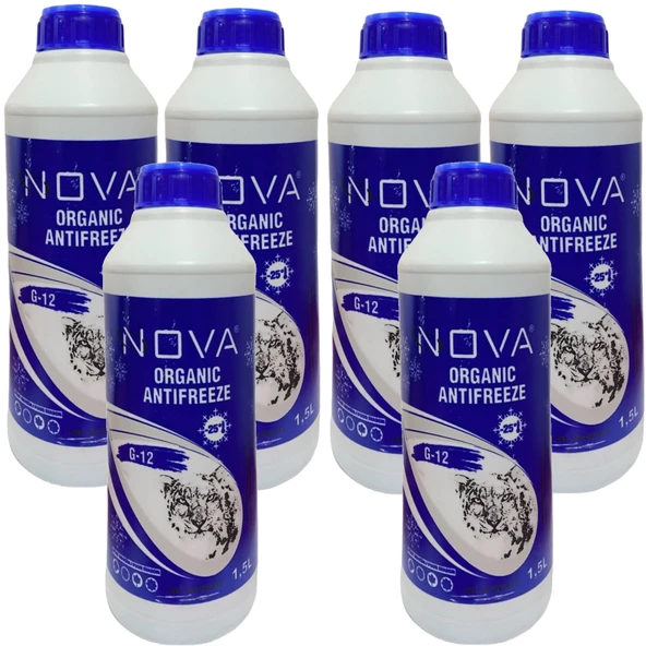 Nova -25 Derece Yeşil Antifriz 1.5 Litre (6 Adet)