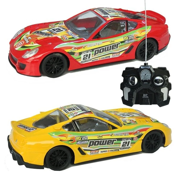 Full Fonksiyon U/K, Şarjlı Cesur Yarışçı Ferrari Araba 1:16 - 7