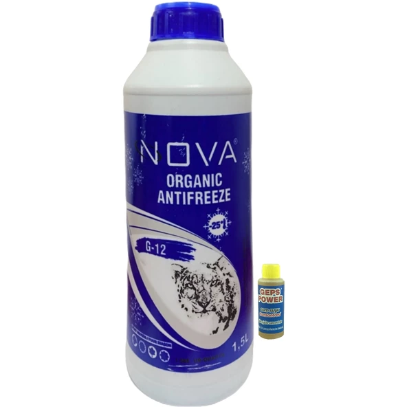 Nova -25 Derece Yeşil Antifriz 1.5 Litre + Cam Sabunu 80 ml
