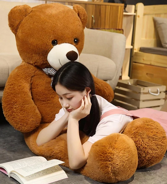 160 cm Papyonlu Peluş Ayı-DEV Boy-Sevgiliye Özel HEDİYE - % 100 YERLİ - 9