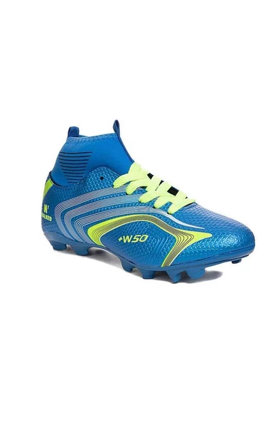 Walked 435-24 Çoraplı Erkek Çivili Krampon Mavi Sarı 40-44