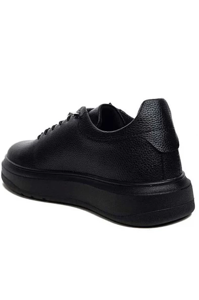Conteyner 404.03-24 Deri Casual Erkek Ayakkabı Royal Siyah - 3