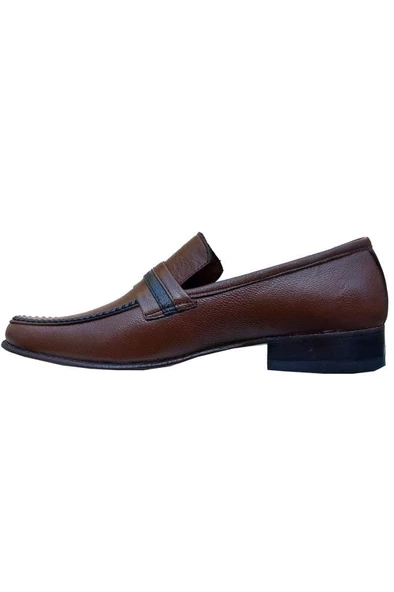 Coşkun 3157-24 Hakiki Deri Kösele Erkek Ayakkabı - 2