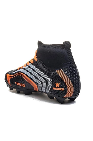 Walked 435-24 Çoraplı Erkek Çivili Krampon Siyah Turuncu 40-44 - 3