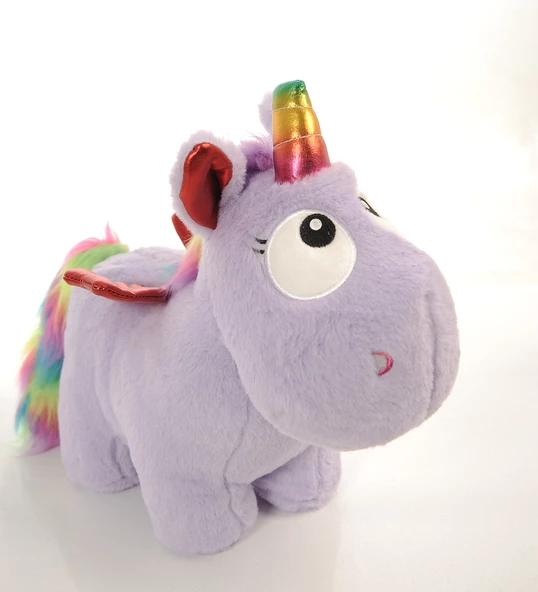 İthal 1. Kalite Peluş Tek Boynuzlu, Kanatlı Unicorn Pony, AT 50cm - 2