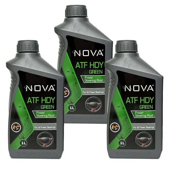 Nova Atf Hdy Yeşil Hidrolik Direksiyon Yağı 3 x 1 Litre