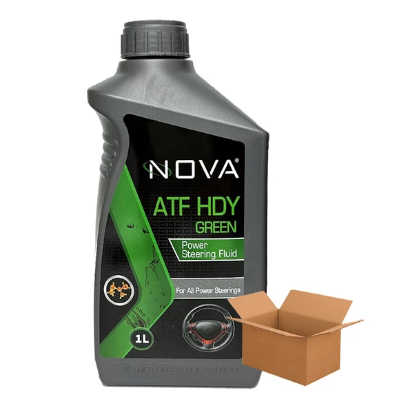 Nova Atf Hdy Yeşil Hidrolik Direksiyon Yağı 12 x 1 Litre (1 Koli)