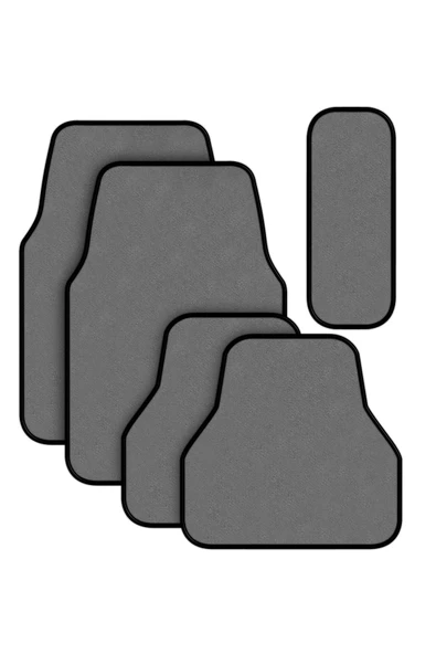 ucuzdukkan28 Mitsubishi Colt Halı Oto Paspas 5 Parça Komple Set - Gri Uyumlu