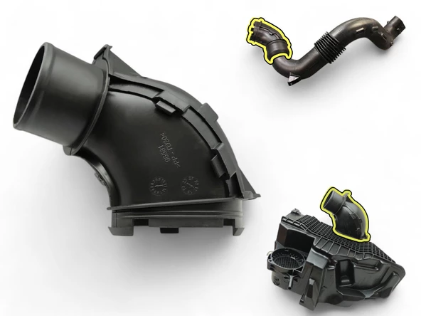 Renault 1.5 Hava Filtre Kutusu Çıkış Borusu - Renault Clio 4 Captur Duster Lodgy Sandero Logan 165001258R ürün görseli 1