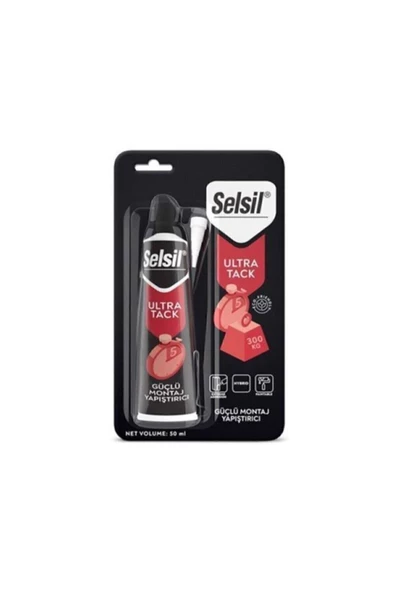 Selsil Ultra Tack Güçlü Korniş Ve Montaj Yapıştırıcı 60 ml