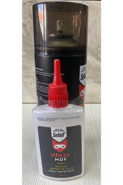 Selsil Ninja Büyük Boy Hızlı Yapıştırıcı Kit 400ml+100gr