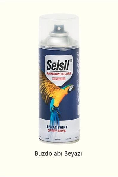 Selsil Sprey Boya Buzdolabı Beyazı 400 ml