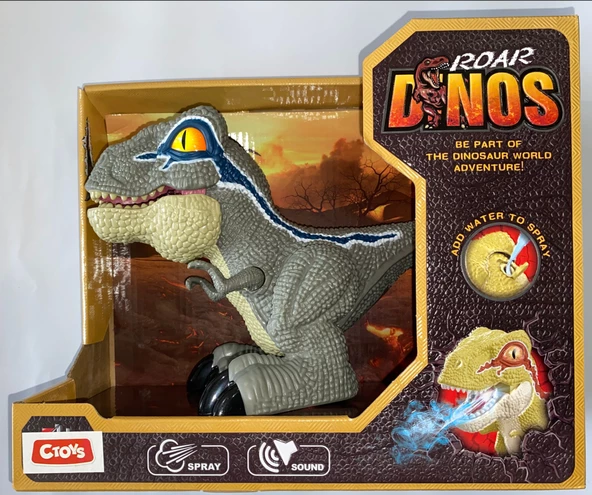 CTOYS Işıklı ve Sesli Buhar Çıkaran Dinozor QX020