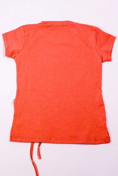 KIZ ÇOCUK TSHİRT TAŞ BASKILI A1 - Resim 4