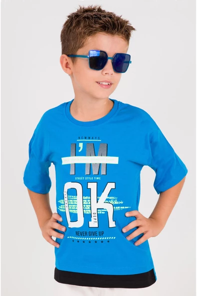 ERKEK ÇOCUK TSHİRT BASKLI A8