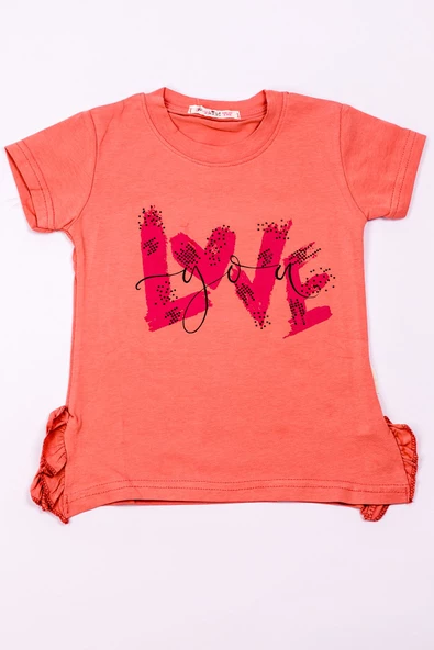 KIZ ÇOCUK TSHİRT BASKILI A9 - 7