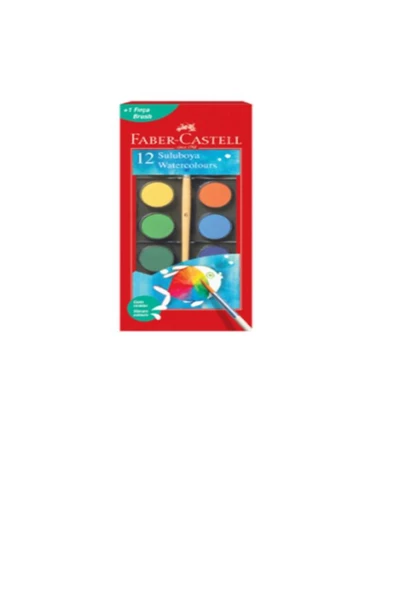 Faber Castell Suluboya Redline 12'Li Büyük Boy 5292125012000