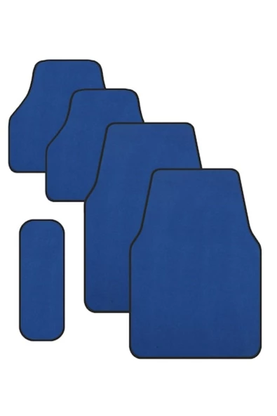 ucuzdukkan28 Fiat / Tofaş Kartal Halı Oto Paspas 5 Parça Komple Set - Mavi ürün görseli 1