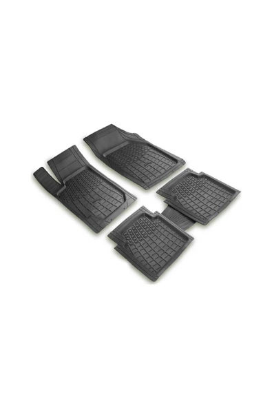 ucuzdukkan28 Renault Vel Satis Oto Paspas Havuzlu Ön ve Arka Set 5 Parça Siyah