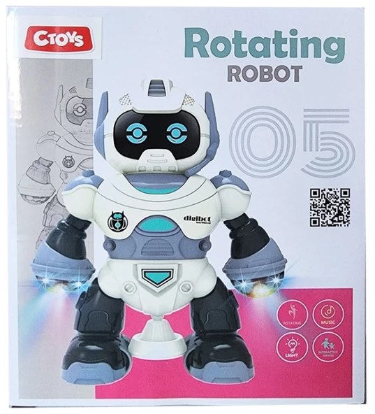 CTOYS Rotating 6678-5 Işıklı Ve Sesli Dans Eden Robot