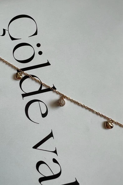 GRETA HEART ALTIN KAPLAMA (BILEKLIK ) - 2