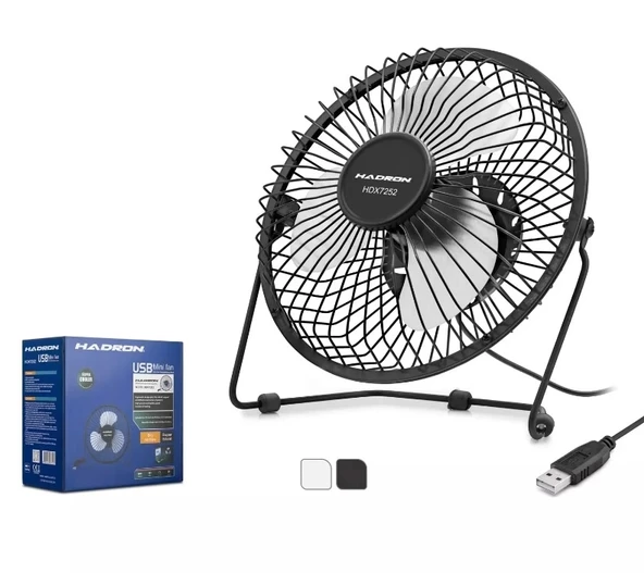 Fan Masaüstü Metal Usb 18 Cm Hadron HDX7252