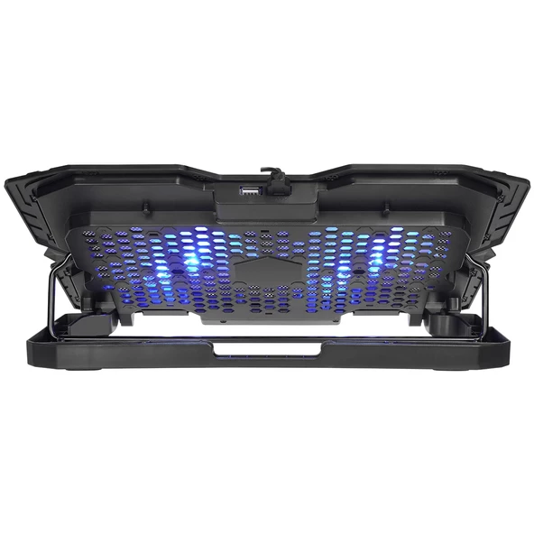 Notebook Soğutucu 2 Fanlı Mavi Led Addison AD-S1 Storm - Resim 3