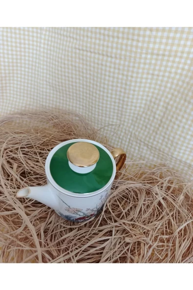 Blossoms Porselen Demlik Teapot Çaydanlık - 3