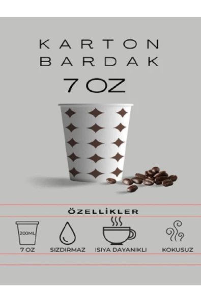 OEM Karton Bardak 3000 Adet 7 Oz Mse Ticaret - 2